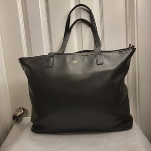 XL KNOMO London Leather Shoulder Travel Business Bag Tote